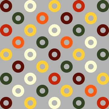 Seamless abstract geometric background with circles. This modern minimalist.. Stock Illustration