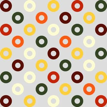 Seamless abstract geometric background with circles. This modern minimalist.. Stock Illustration