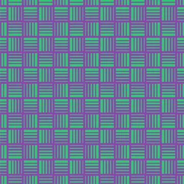 Seamless abstract geometric decorative background. Vector illustration. Stock Illustration
