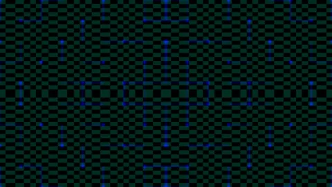 Seamless abstract geometric grid background in deep blue and black digital .. Stock Footage 337567665