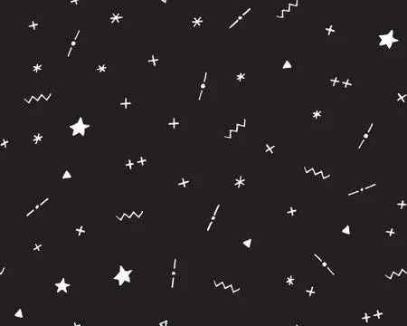 Seamless abstract geometric hipster pattern 90s 库存插图