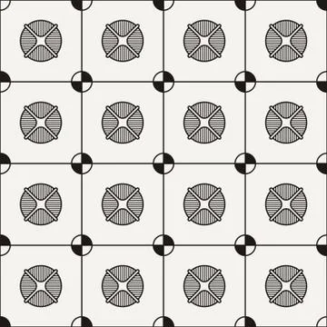 Seamless abstract geometric mosaic pattern Stock-Illustration