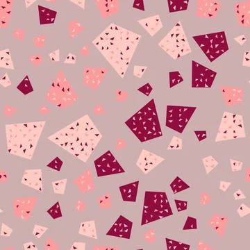 Seamless abstract geometric pattern. Beautiful for textile or paper print. Ve Stock Illustration