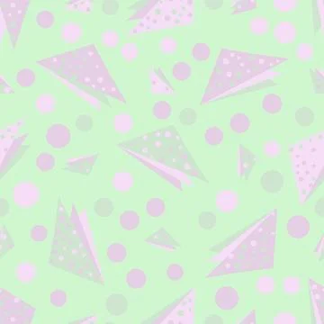 Seamless abstract geometric pattern. Beautiful for textile or paper print. Ve Stock Illustration