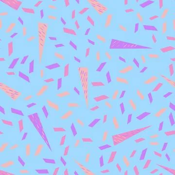 Seamless abstract geometric pattern. Beautiful for textile or paper print. Ve Stock Illustration