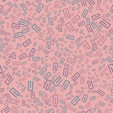 Seamless abstract geometric pattern. Beautiful for textile or paper print. Ve Stock Illustration