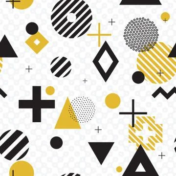 Seamless abstract geometric pattern Illustrazione stock