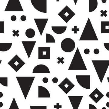 Seamless abstract geometric pattern Stock Illustration