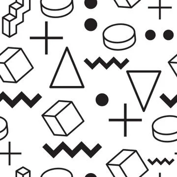 Seamless abstract geometric pattern 스톡 일러스트