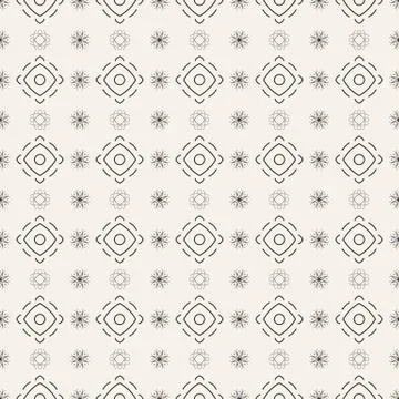 Seamless abstract geometric pattern. Stock Illustration