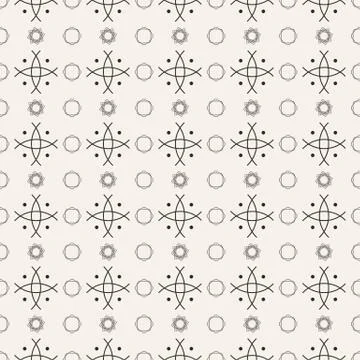 Seamless abstract geometric pattern. Stock Illustration