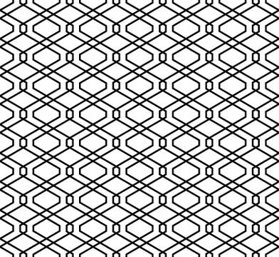 Seamless abstract geometric pattern Stock Illustration