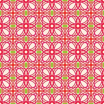 Seamless abstract geometric pattern Stock Illustration