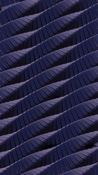 Seamless Abstract Geometric Pattern with Interlocking Dark Blue Tiles 库存插图