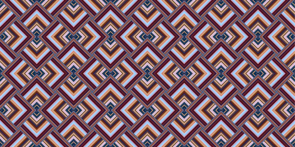 Seamless abstract geometric pattern from lines. Wide panoramic seamless Art.. Stock Photos