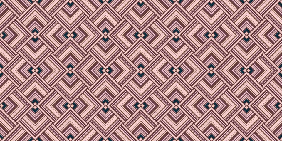 Seamless abstract geometric pattern from lines. Wide panoramic seamless Art.. Stock Photos