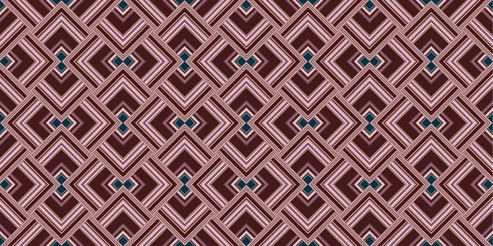 Seamless abstract geometric pattern from lines. Wide panoramic seamless Art.. Stock Photos
