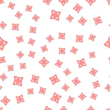 Seamless abstract geometric pattern. Mosaic texture. Stock Illustration