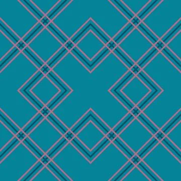 Seamless abstract geometric pattern of pink and dark blue intersecting line.. Stock Illustration