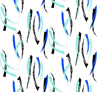 Seamless abstract geometric pattern in retro group style. Pattern with geometric Stock Illustration