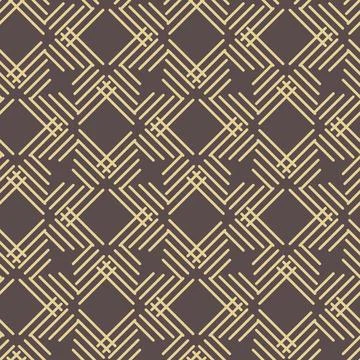 Seamless Abstract Geometric Pattern With Rhombuses 스톡 일러스트