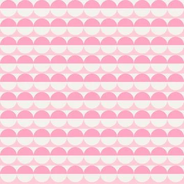 Seamless abstract geometric pattern. Simple design circles stripes.pastel Illustrazione stock