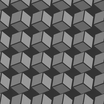 Seamless abstract geometric pattern of squares for texture, textiles, and sim Stock Illustration