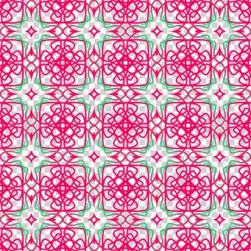 Seamless abstract geometric square pattern Stock Illustration