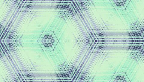Seamless abstract geometric textured pattern in mint green and blue lavender Stock Illustration