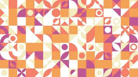 Seamless Abstract Geometric Tile Concept Illustrazione stock