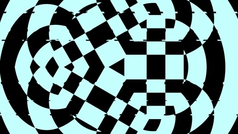 Seamless abstract geometric tile pattern background, modern repeating black.. Stock Footage 339788774