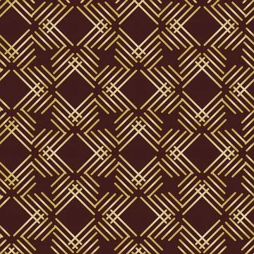 Seamless Abstract Geometric Vector Pattern With Rhombuses 스톡 일러스트