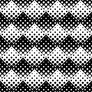 Seamless abstract geometrical dot pattern background design Illustrazione stock