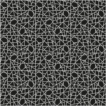 Seamless abstract geometrical pattern Stock Illustration