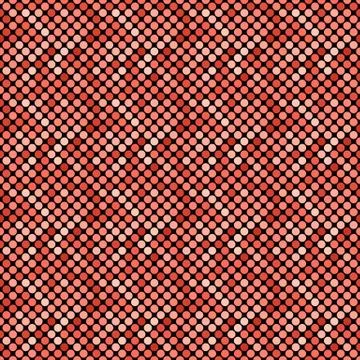 Seamless abstract geometrical red dot pattern background イラスト素材