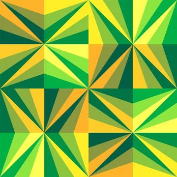 Seamless abstract geometry pattern with colorful triangles Stock Illustration