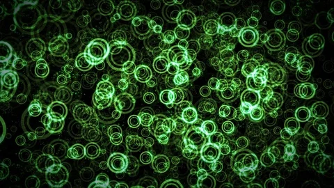 Seamless Abstract Glow Circles Background 스톡 동영상 96254100