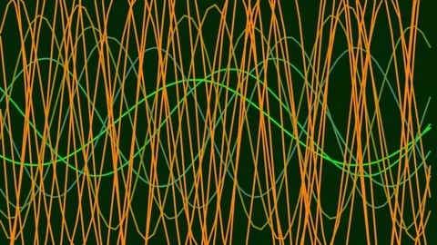 Seamless abstract glowing line network animation for futuristic tech backgr.. Stock Footage 341059990