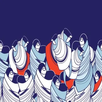 Seamless abstract graphic background Stock Illustration