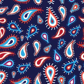 Seamless abstract graphic pattern Stock Illustration