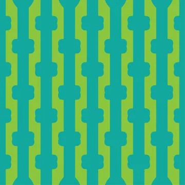 Seamless abstract green vertical lines art pattern Illustrazione stock