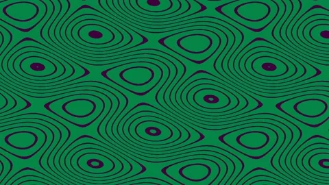 Seamless abstract green wave pattern background for modern design and wallpap Stock Footage 342114967