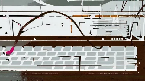 Seamless Abstract Grunge Texture Background Stock Footage 300828717