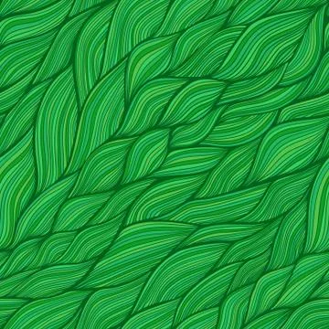 Seamless abstract hand-drawn pattern, waves background 스톡 일러스트