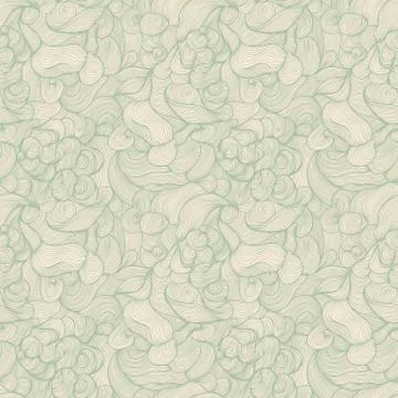 Seamless abstract hand-drawn pattern, waves background. seamless pattern can  Stock Illustration