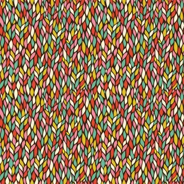 Seamless abstract hand-drawn pattern, endless modern background Stock Illustration