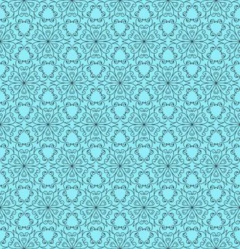 Seamless abstract hand-drawn pattern. Vector illustration Stock Illustration