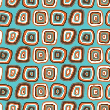 Seamless abstract hand drawn pattern, vector background Stock Illustration