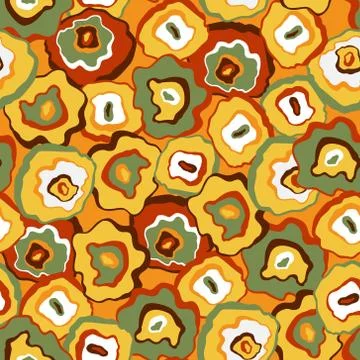 Seamless abstract hand drawn pattern, vector background Stock Illustration