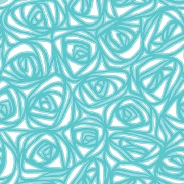 Seamless abstract hand drawn pattern, waves background イラスト素材